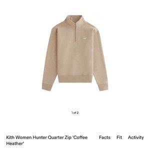 Kith Women 1/2 zip sweatshirt